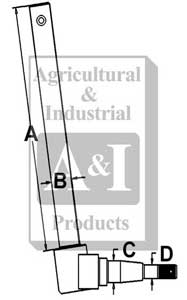 UA10250   Spindle---Replaces 70237073, 70232145, 70210201