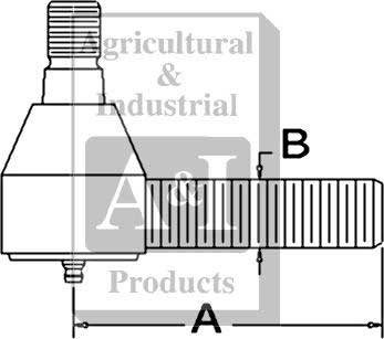 UA10338   Tie Rod---Replaces 72094252