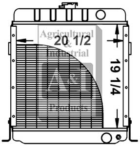 UCA20014    Radiator---Replaces A171080, A171356  