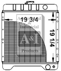 UCA20018    Radiator---Replaces A172038