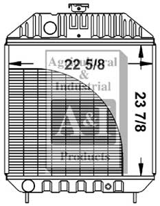 UCA20008    Radiator---Replaces  A165922   