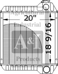 UCA20019    Radiator---Replaces 234876A1 