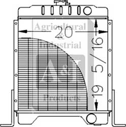 UCA20223  Radiator---Replaces 301877A2, 1347609C1 