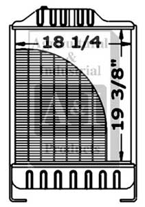 UCA20240    Radiator---David Brown---Replaces K307602