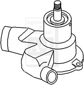 UCA20451    Water Pump---Replaces A34009, A48371 