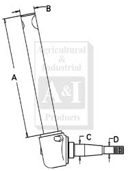 UF01331    Left Spindle---Replaces 2N3106