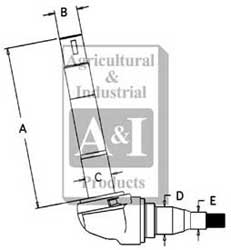 UF01431     Left Spindle---Replaces C5NN3106J