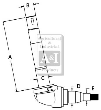 UF01440     Right Spindle---Replaces D2NN3105C