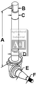 UF01440     Right Spindle---Replaces D2NN3105B