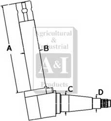 UF01610     Right Spindle---Replaces 5166099