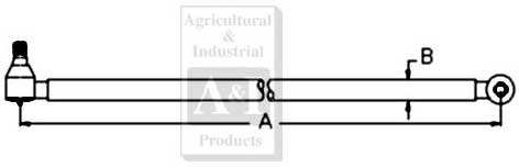 UF02187   Complete Drag Link Assemly---36.50 