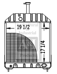 UF20016   Radiator---Replaces E7NN8005CA