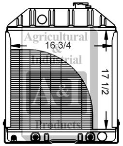 UF20024  Radiator---Replaces D8NN8005SB 