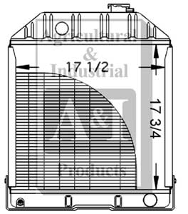 UF20025  Radiator---Replaces 86531508, C5NN8005N