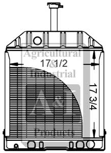 UF20090  Radiator---Replaces D8NN8005BB