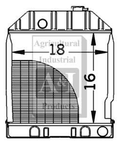 UF20110   Radiator---Replaces E9NN8005AB15M