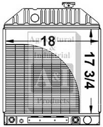 UF20140   Radiator---Replaces D3NN8005B