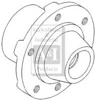 UJD00040     Wheel Hub---6 Bolt ---Replaces T21543  