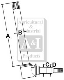 UJD00220    Spindle---Replaces AM2571T 