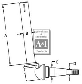 UJD00226    Spindle---Replaces AR103473,AR52862, AR58608