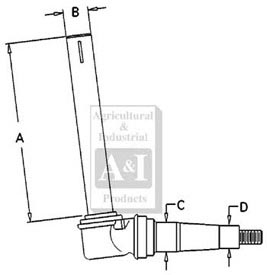 UJD00259    Spindle---Replaces AR91150