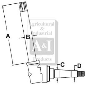 UJD00280    Spindle---Replaces AA5789R