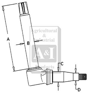 UJD00261    Spindle---Replaces AT33636