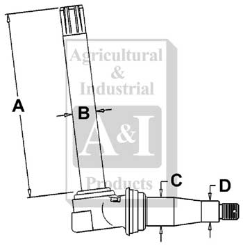 UJD00271    Spindle---Replaces AL57578