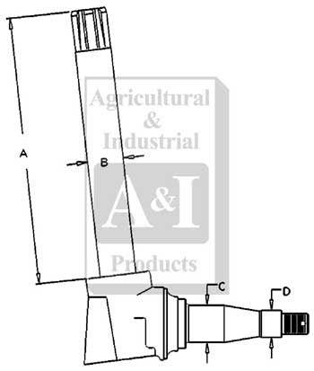 UJD00274    Spindle---Replaces AL57855