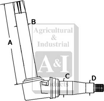 UJD00240    Spindle---Replaces AT39457