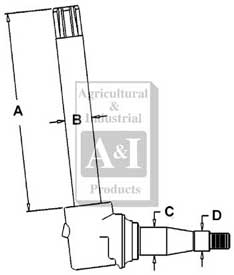 UJD00293    Spindle---Replaces AR69323