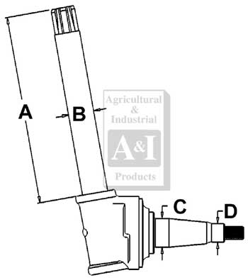 UJD00302    Spindle---Replaces AR53880