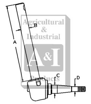 UM00700    Spindle-Left---Replaces 180349M92