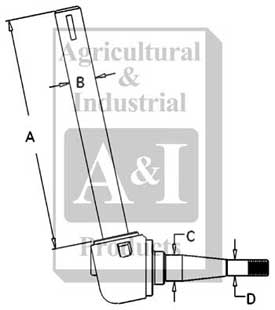 UM00710    Spindle-Left---Replaces 182560M92 