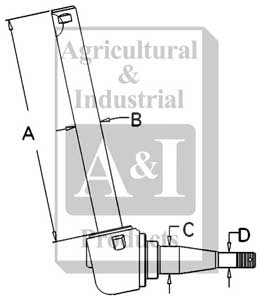 UM00750    Spindle-Left or Right---Replaces 508547M92 