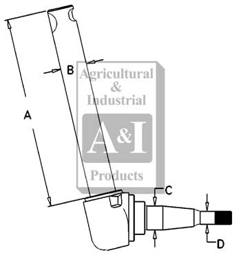 UM00760    Spindle-Left or Right---Replaces 544089M92