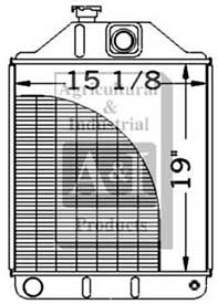 UM20050     Radiator--Replaces 194701M91, 506244M91