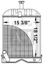 UM20075    Radiator--Replaces 1660655M92, 1660654M92