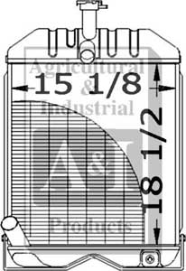 UM20080    Radiator--Replaces 3599709M92