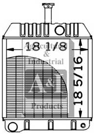 UM20100    Radiator--Replaces  534229M95