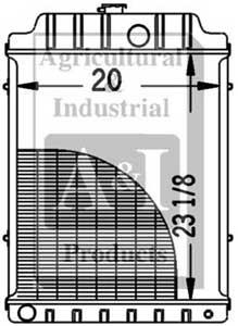 UM20120    Radiator--Replaces  3614476M91