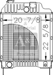 UM20160    Radiator--Replaces  3619008M92