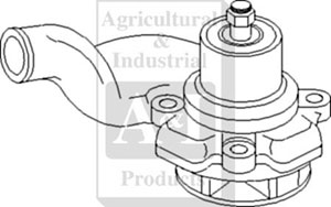 UM20236    New Water Pump--Replaces 743065M91