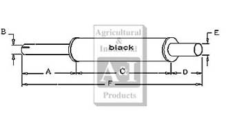 UM31391      Vertical Oval Muffler---Replaces 522422M92, 530690M91, MF-29