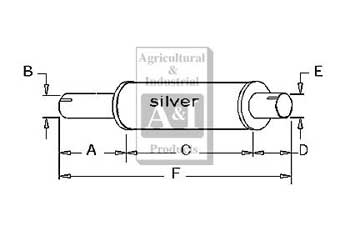 UMM30507    Muffler---Replaces 10A15416