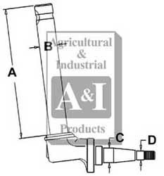 UT0053           Spindle(LH) or (RH)---Replaces 534288R91