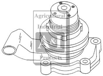 UT1356    Water Pump--Replaces 703820R95