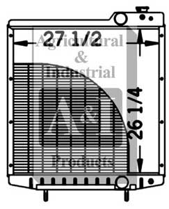 UT1415        Radiator---Replaces  A190663