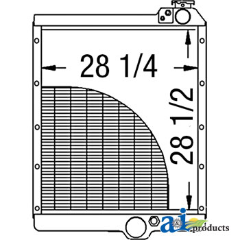 UT1420       Radiator---Replaces 140501A2