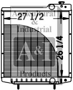 UT1425       Radiator---Replaces A190807 